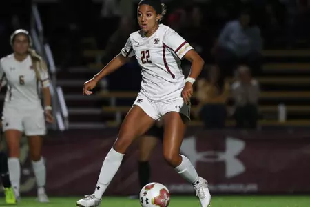 Jillian Jennings in action against Providence.