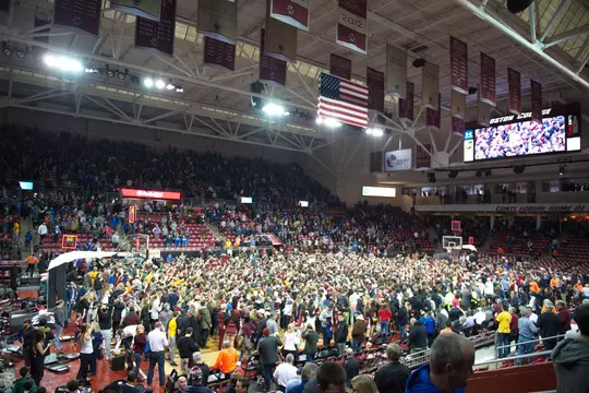 BC storms the court after beating #1 Duke on Dec. 9, 2017