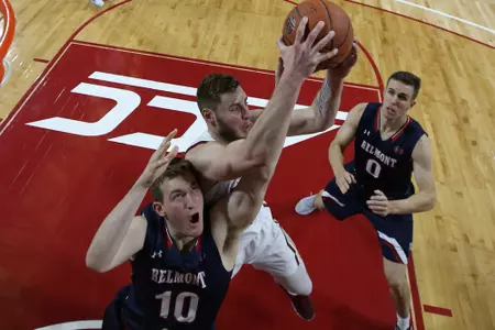 BC's Nik Popovic scored 23 points in a loss to Belmont