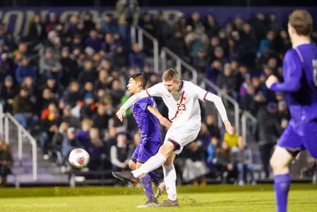 Stefan Sigurdarson attempts a shot in the NCAA game vs. Washington on Nov. 24, 2019.