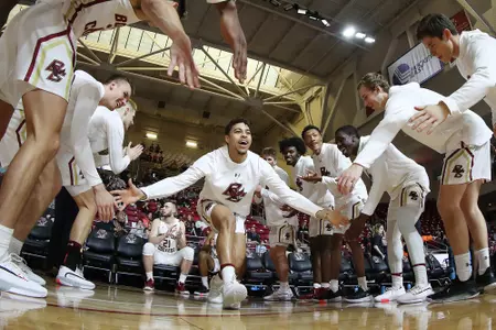 BC guard Derryck Thornton is excited