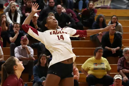 Amaka Chukwujekwu jumps for a swing against NC State
