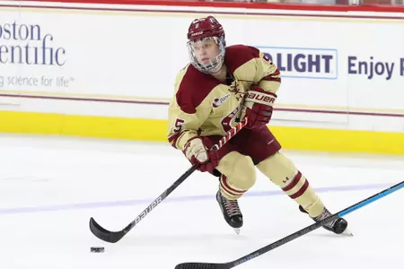 Savannah Norcross cuts the puck back in a recent game.