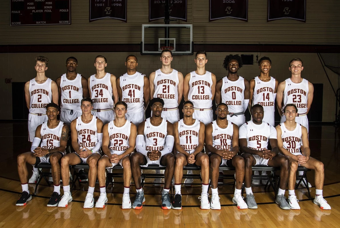 2019-20 Boston College Men's Basketball Team Photo