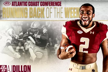 AJ Dillon, ACC RB of the Week