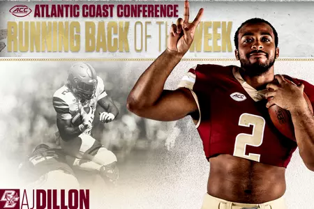 AJ Dillon, ACC RB of the Week