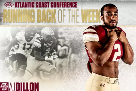 AJ Dillon, ACC RB of the Week