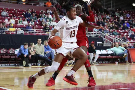Taylor Soule drives to the hoop against No. 4/5 Louisville, 1.16.20