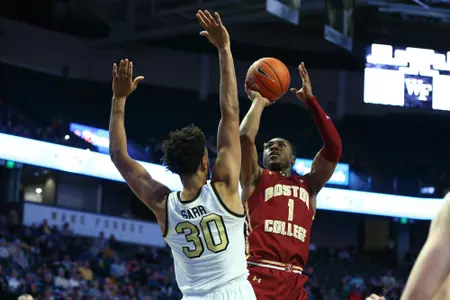 Jairus Hamilton - NCAA Basketball: Boston College at Wake Forest