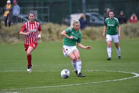 Eabha O'Mahony in action for Ireland.