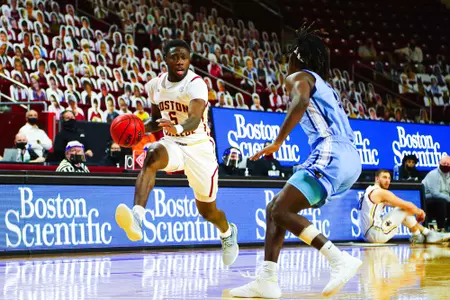 Jay Heath scored 16 points in the win over Maine