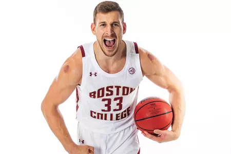 BC forward James Karnik