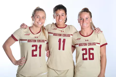 Posed photo of Kate Taylor, Sheila Rietano and Cara Urbank