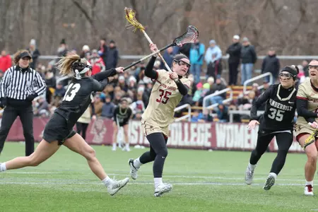 Jenn Medjid shoots the ball against Vanderbilt