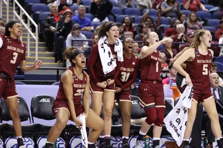 Jaelyn Batts, Milan Bolden-Morris, Clara Ford, Sydney Lowery, Cameron Swartz and Georgia Pineau, March 6, 2020, Greensboro, N.C.