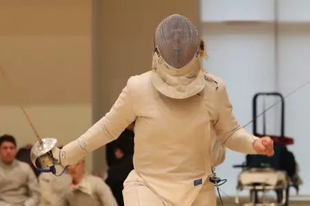 Gillian Lawlor celebrates a victory.