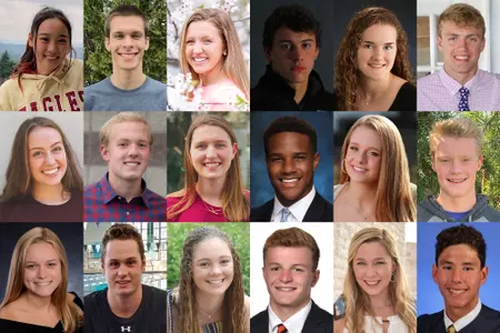 Swim & Dive Class of 2024 Photo Collage