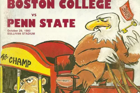 BC vs. Penn State 1983 Game Program Cover
