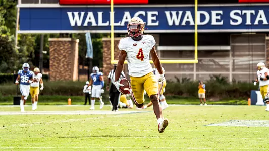 Zay Flowers walks into the end zone for a 61-yard score at Duke.