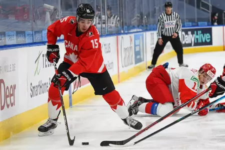 Newhook vs. Russia 2021 IIHF World Junior Championship