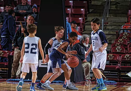 mbb halftime scrimmage