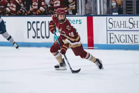 Olivia Finocchiaro looks to enter the zone against Penn State.