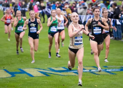 Kylee Raftis competes at ACC Championship