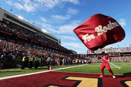 For Boston flag waves vs. Missouri