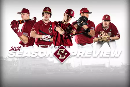2021 Baseball Season Preview Graphic ft. Morissette, Cunningham, Frelick, Pelio and Dempsey