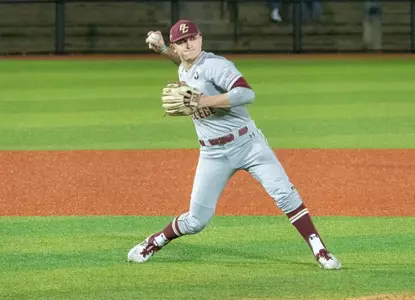Luke Gold fields a ball at Louisville