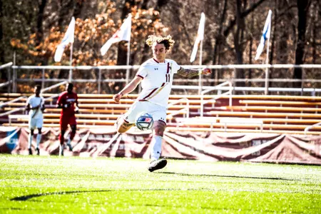 Michael Suski takes a shot against Louisville.