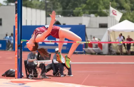 Jessica Creedon in the high jump