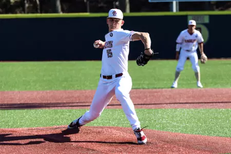 Emmet Sheehan pitches vs. UNC