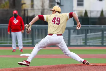 Alex Stiegler pitches vs. NC State