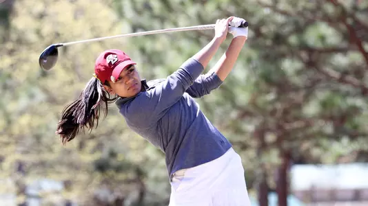 Ananya Barthakur playing golf