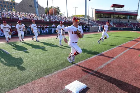 Sal Frelick and the Eagles take the field vs. Holy Cross