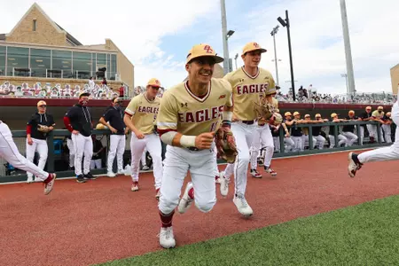 Sal Frelick runs on to the field vs. Miami