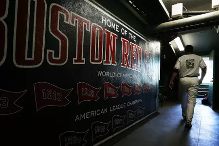 Fenway Park tunnel to dugout.