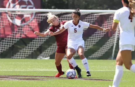 Sonia Walk battles for the ball against UMass.