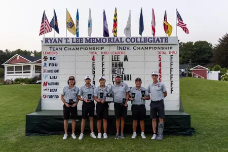 BC Men's Golf won the Ryan T. Lee Collegiate