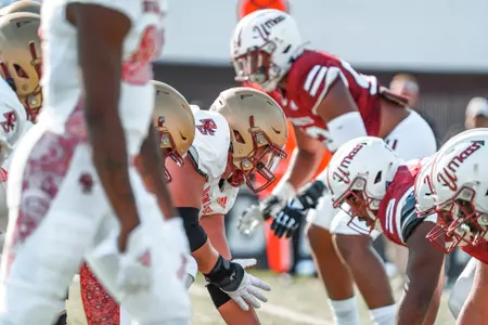Offensive line at UMass
