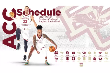 The 2021-22 BC men's basketball was released on Thursday night