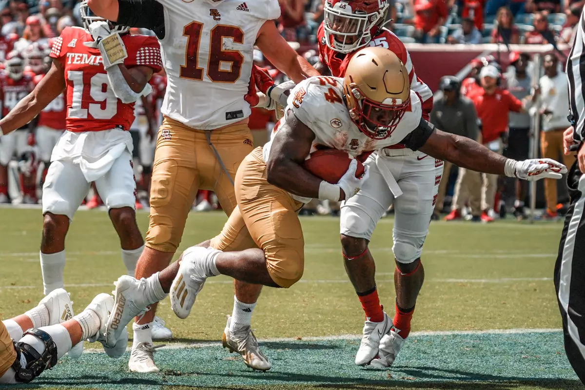 Pat Garwo touchdown at Temple