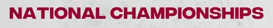 Web Banner saying National Championships