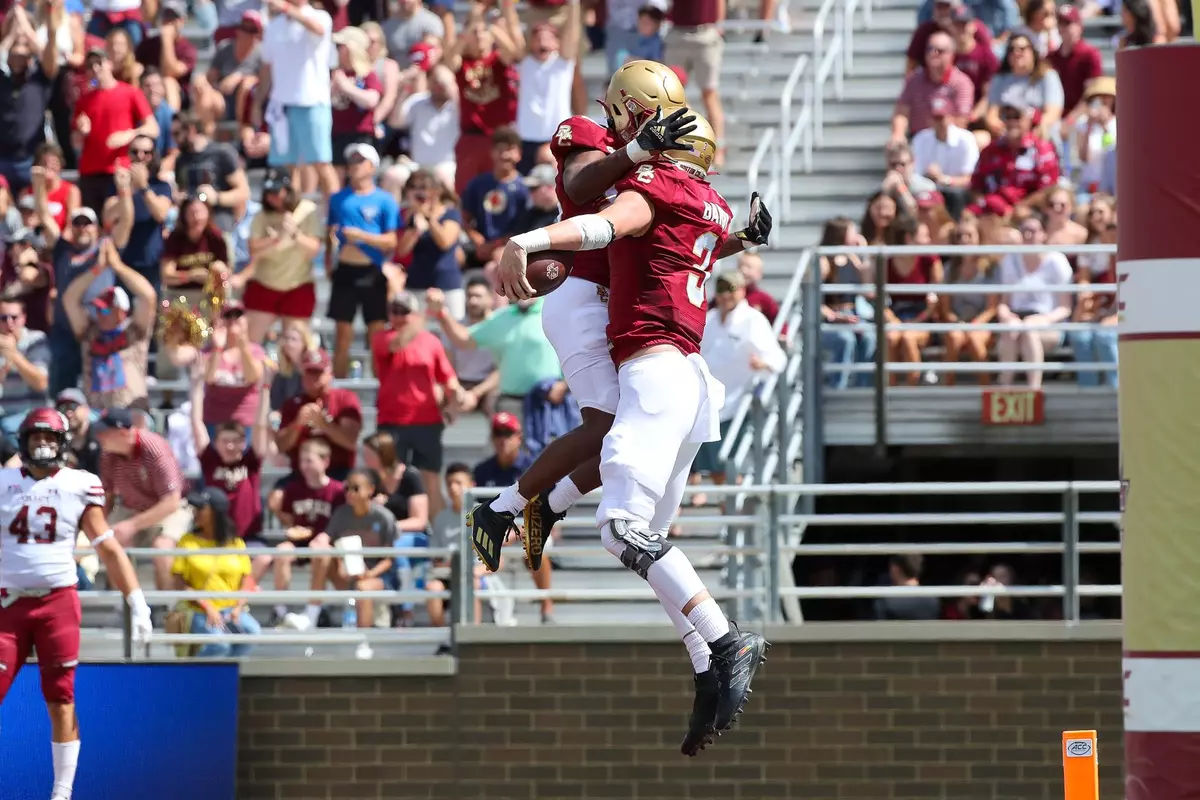 Trae Barry celebration Colgate