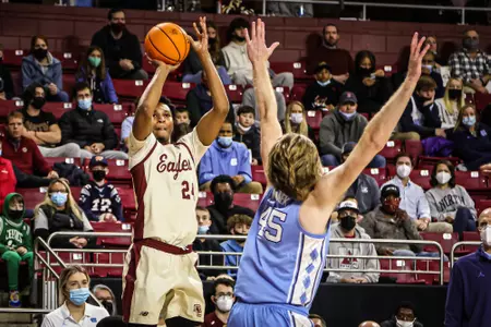BC forward Gianni Thompson