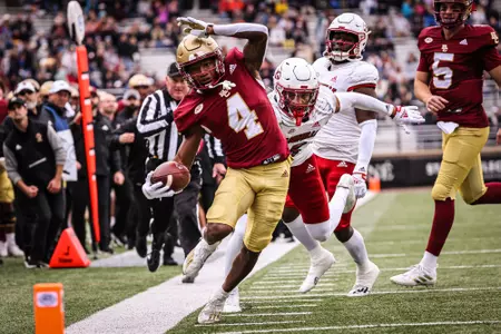 Zay Flowers logged his third career game with 150 or more receiving yards vs. Louisville