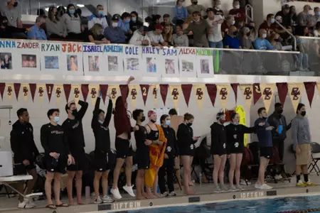 Team photo during BC vs. Tufts vs. BU