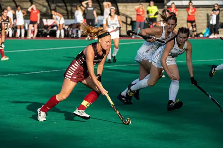 Margo Carlin against Northeastern field hockey