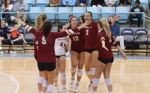 BC huddles between points against UNC